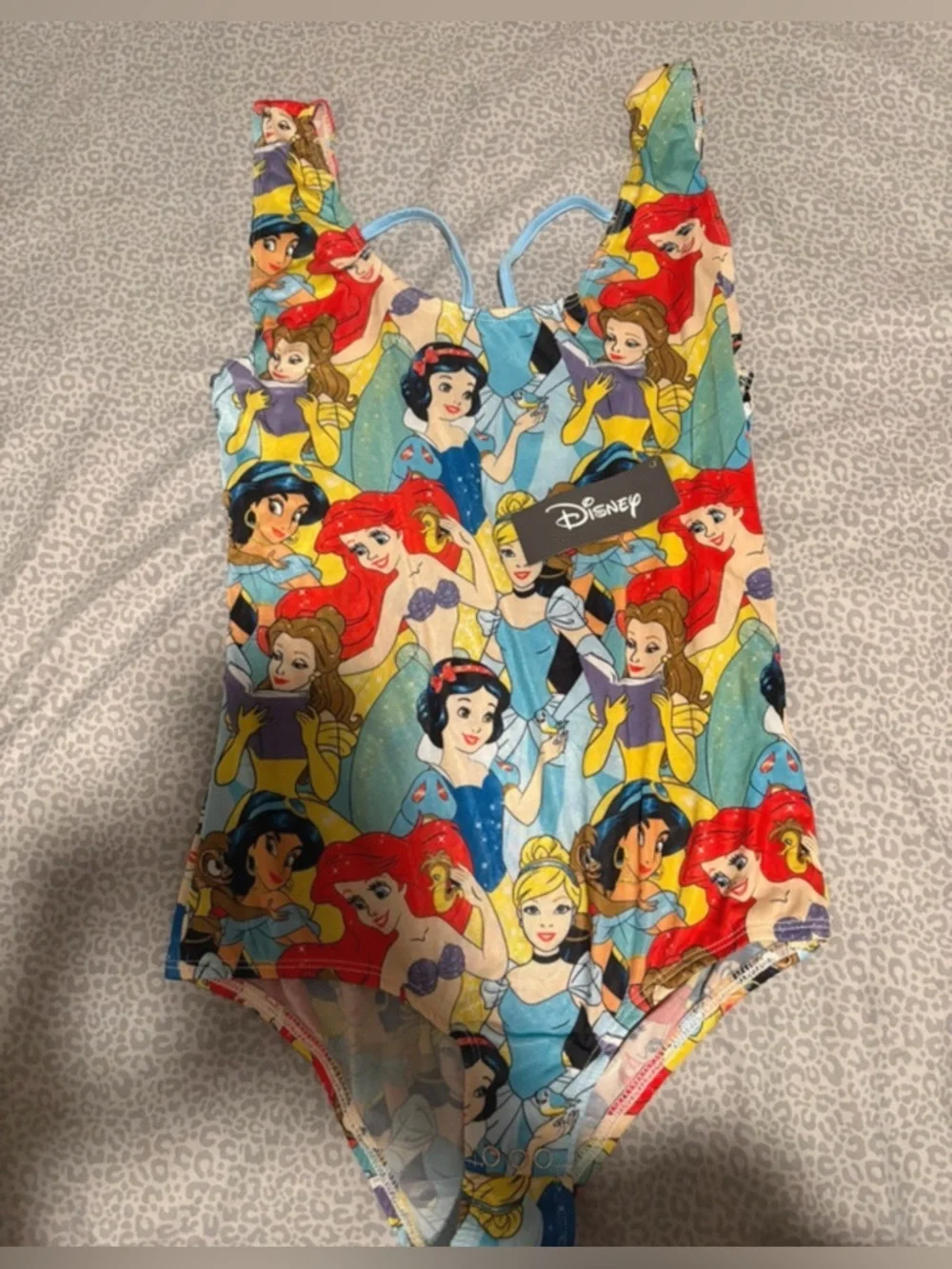 NWT-girls 5TDisney Princess One-Piece Swimsuit in Multicolor